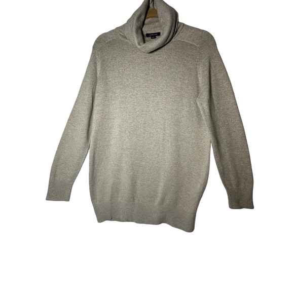 Lands End Cotton Wool blend Turtle‎ neck sweater size Medium - Picture 4 of 8